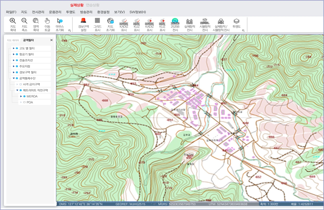 SI-GIS Map 객체 상황도